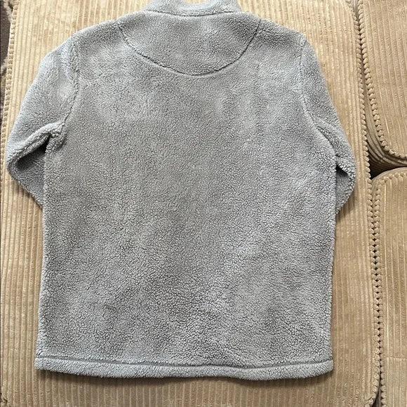 True Grit Zip Up Sweater in Light Gray small - Picture 5 of 5